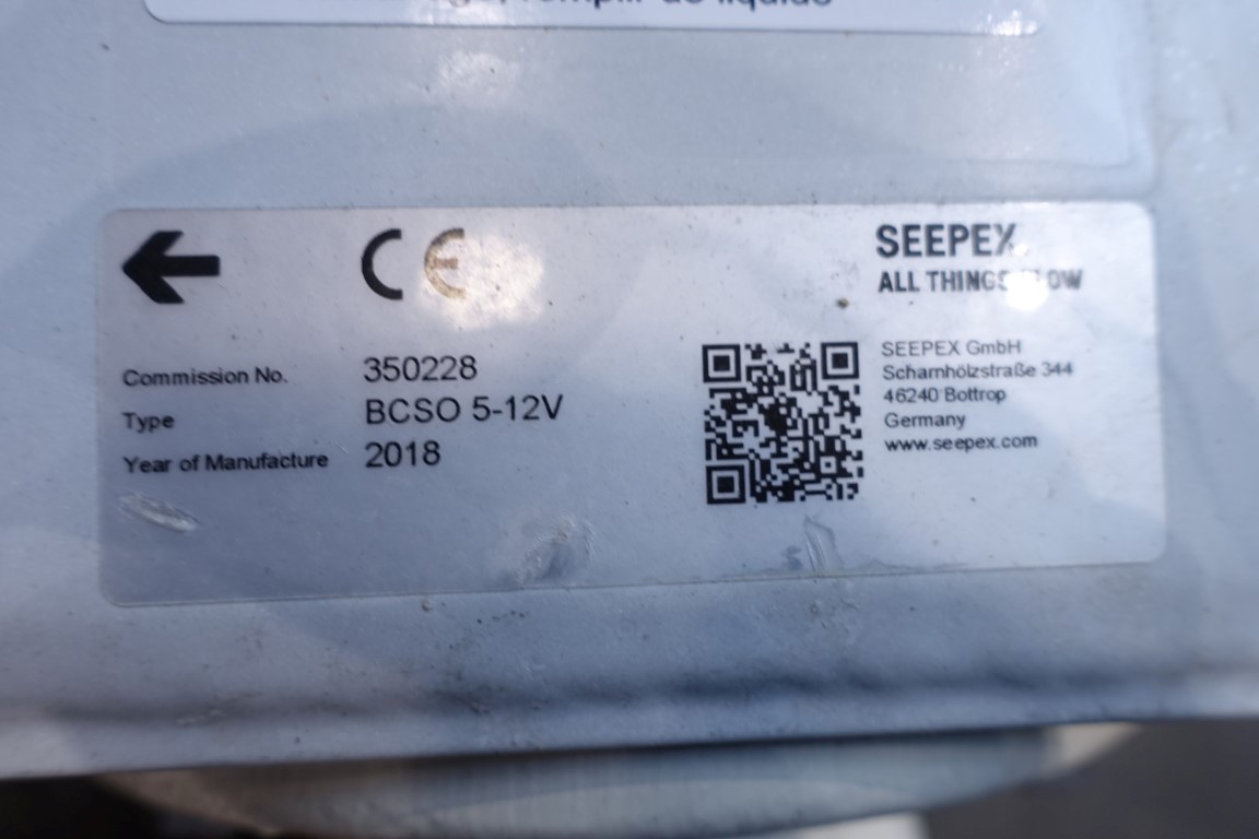Seepex BCSO 5-12V Eccentric screw pumps